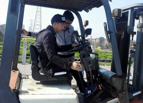 叉车培训现场